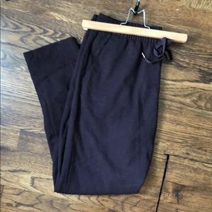 3/4 length wool joggers